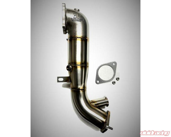 Evolution Racewerks Sports Series 4" Brush Finish 200 CEL Race DownPipe Alfa Romeo Giulia | Stelvio 2.0L 2016+