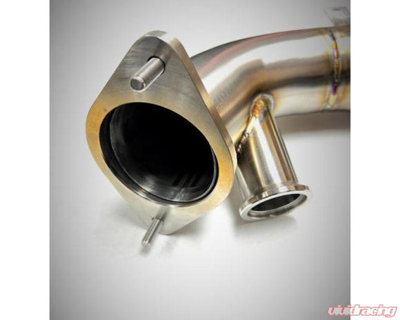 Evolution Racewerks Competition Series 4" Brush Finish Race DownPipe Alfa Romeo Giulia | Stelvio 2.0L 2016+