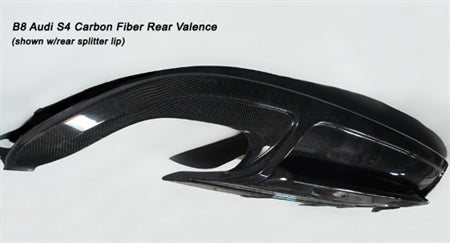 EUROGEAR CARBON FIBER REAR VALENCE SPLITTER | B8 AUDI A5 & S5