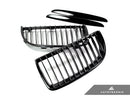 AUTOTECKNIC GLAZING BLACK FRONT GRILLE SET - E90 SEDAN/ E91 WAGON | 3 SERIES-1
