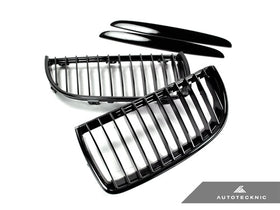 AUTOTECKNIC GLAZING BLACK FRONT GRILLE SET - E90 SEDAN/ E91 WAGON | 3 SERIES