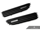 AutoTecknic Replacement Stealth Black Fender Gills - BMW E46 Coupe/Cabrio M3-1