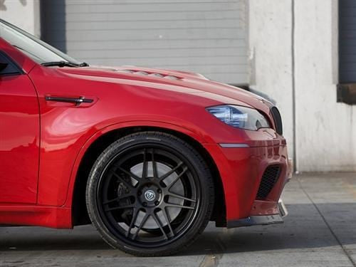 AutoTecknic Replacement Stealth Black Fender Gills | BMW E71 X6M - 0