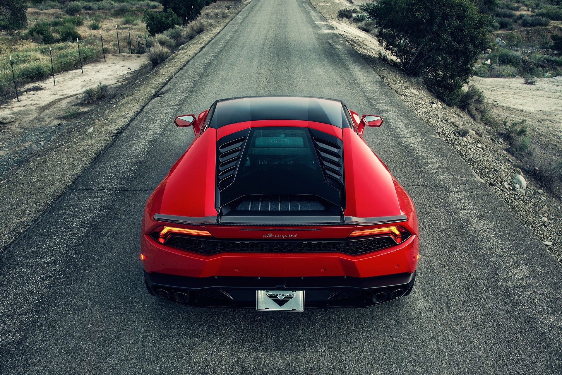 AERO Huracan Verona Edizione Aero Wing Blade w/ Aluminum Uprights, Carbon Fiber