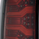 AlphaRex 14-18 Chevrolet Silverado 1500 PRO-Series LED Tail Lights Red Smoke-2