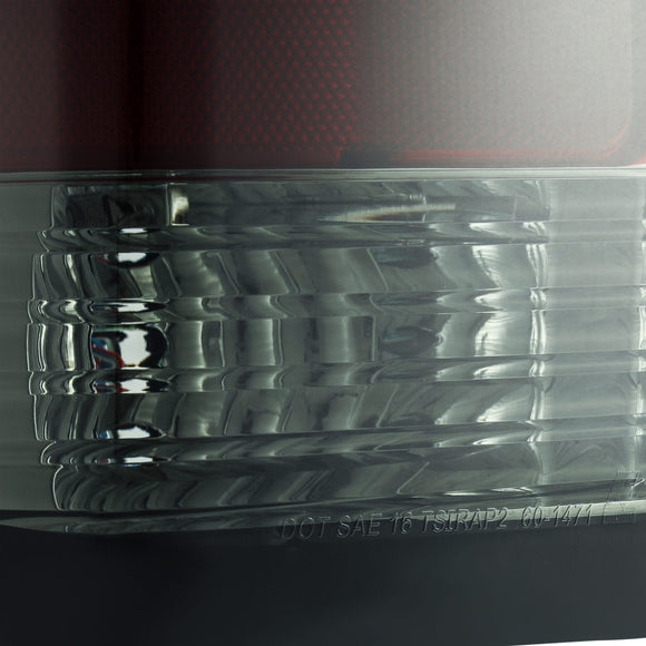 AlphaRex 14-18 Chevrolet Silverado 1500 PRO-Series LED Tail Lights Red Smoke
