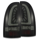 AlphaRex 05-15 Toyota Tacoma PRO-Series LED Tail Lights Jet Black-1