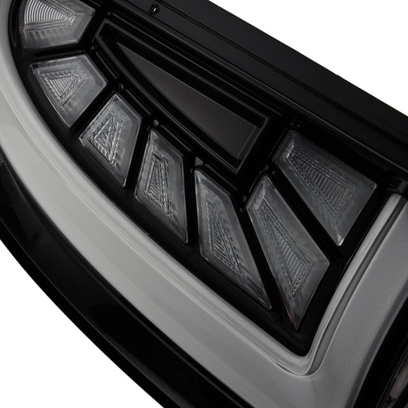 AlphaRex 05-15 Toyota Tacoma PRO-Series LED Tail Lights Jet Black
