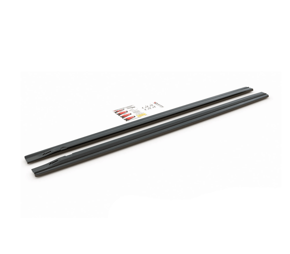 Maxton Design Side Skirts Diffusers Audi S4 / A4 / A4 S-Line B8 / B8 Face Lift | AU-A4-B8-SD1G