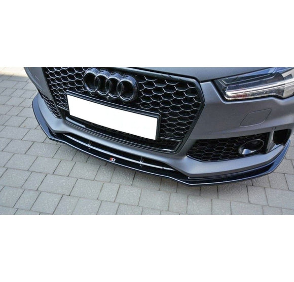 Maxton Design Front Splitter V.1 Audi RS7 C7 Face Lift