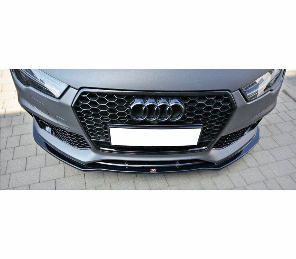 Maxton Design Front Splitter V.1 Audi RS7 C7 Face Lift - 0