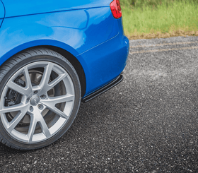 Rear Side Splitters Audi S4 / A4 S-Line B8 Sedan | AU-S4-B8-RSD1G - 0