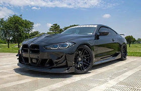 AutoTecknic Dry Carbon Motorsports Front Aero Lip - BMW G80 / G82/ G83 / M3 / M4 | ATK-BM-0709-DCG - 0