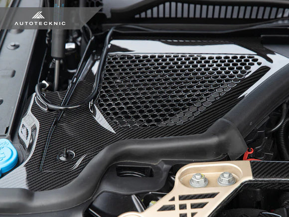 AutoTecknic Dry Carbon Engine Cowl Panel Trim Set