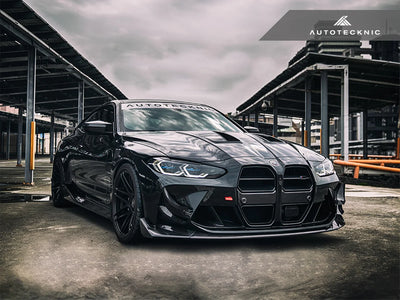 AutoTecknic Dry Carbon Avanzato Front Grille - BMW G80 M3 | G82/ G83 M4 - 0