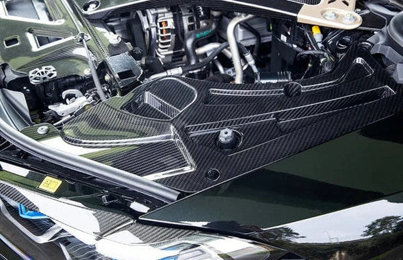 AutoTecknic Dry Carbon V2 Engine Bay Trim Set - BMW - G80 M3 | G82/ G83 M4 | ATK-BM-0388-DCM-V2