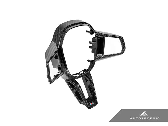 AutoTecknic Carbon Fiber Steering Wheel Trim - G45 X3 M-Sport