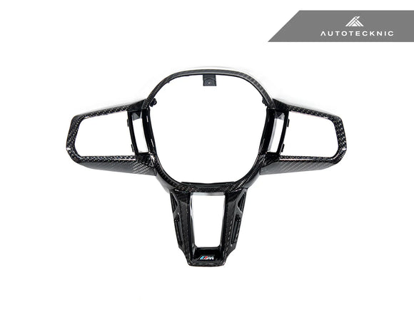 AutoTecknic Carbon Fiber Steering Wheel Trim - G90/ G99 M5