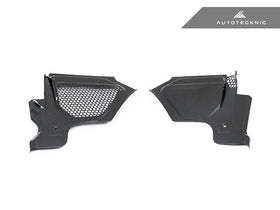 AutoTecknic Dry Carbon Engine Cowl Panel Trim Set