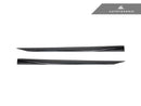 AutoTecknic G90 / G99 M5 Dry Carbon Side Skirt Extension Set - V2-7