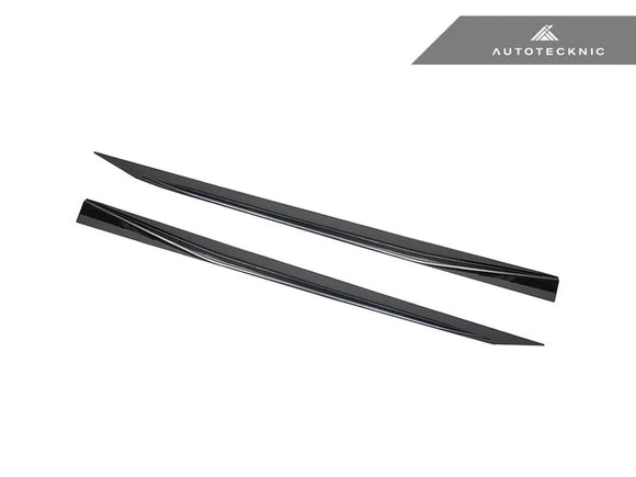 AutoTecknic G90 / G99 M5 Dry Carbon Side Skirt Extension Set - V2