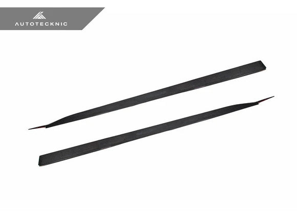 AutoTecknic G90 / G99 M5 Dry Carbon Side Skirt Extension Set - V2