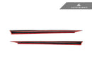 AutoTecknic G90 / G99 M5 Dry Carbon Side Skirt Extension Set - V2-2