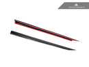 AutoTecknic G90 / G99 M5 Dry Carbon Side Skirt Extension Set - V2-5