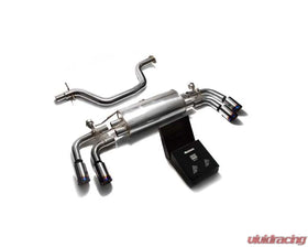 ARMYTRIX Valvetronic Exhaust System Audi TT MK2 8J Coupe 1.8 | 2.0 TFSI 2WD 2006-2014 - True Titanium Blue