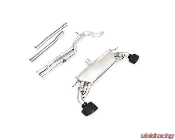 ARMYTRIX Stainless Steel Valvetronic Exhaust System Audi TTRS 8S Coupe | Roadster 2.5 Turbo 400PS Non-OPF 2017-Present - Matte Black