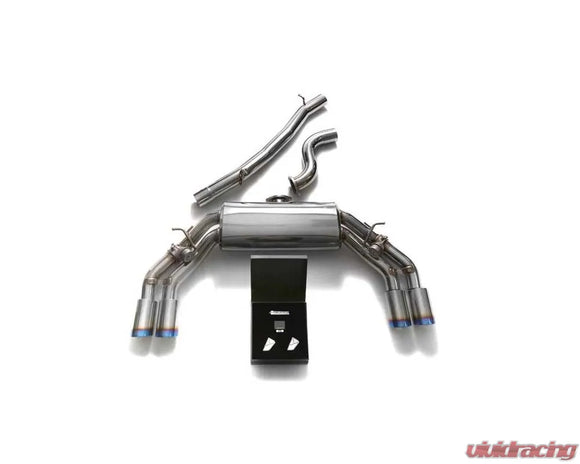 ARMYTRIX Valvetronic Exhaust System Audi TTS Quattro MK3 8S 2.0 TFSI Non-OPF 2015+ - True Titanium Blue