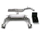 ARMYTRIX Stainless Steel Valvetronic Catback Exhaust System Dual Chrome Silver Tips Audi RS3 8V 2.5L Turbo Sedan 2017-2020-1