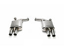 ARMYTRIX Stainless Steel Valvetronic Catback Exhaust System Quad Tips Audi A4 2.0L TFSI B9 4WD 17+-2