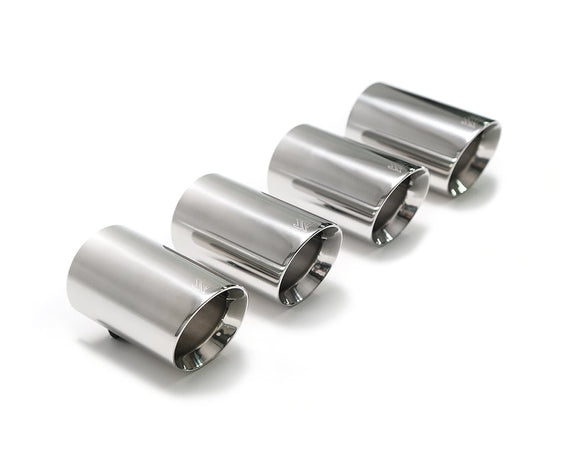 ARMYTRIX Stainless Steel Valvetronic Catback Exhaust System Quad Tips Audi A4 2.0L TFSI B9 4WD 17+