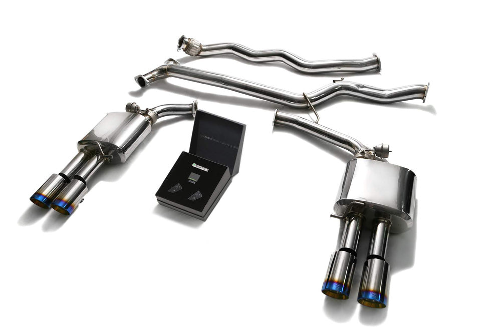 Armytrix Stainless Steel Valvetronic Catback Exhaust System | 2009-2016 B8/B8.5 Audi A5/A4 Quattro