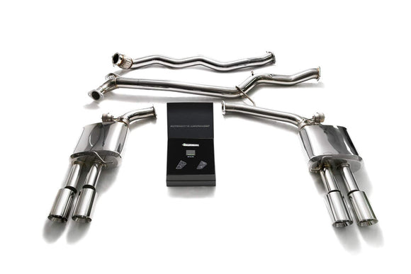 Armytrix Stainless Steel Valvetronic Catback Exhaust System | 2009-2016 B8/B8.5 Audi A5/A4 Quattro