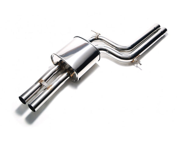ARMYTRIX Stainless Steel Valvetronic Catback Exhaust System Quad Chrome Silver Tips Audi A4/A5 | S4/S5 3.0L TFSI 2009-2015