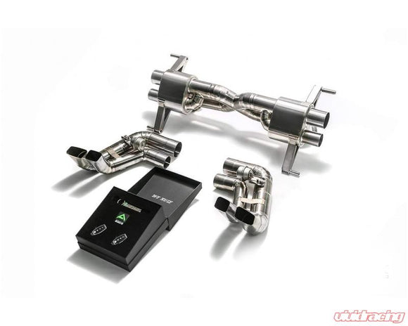 ARMYTRIX Titanium Valvetronic Exhaust System Audi R8 V10 5.2L FSI 2016-2021