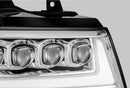 AlphaRex 07-13 Chevy Avalanche NOVA LED Proj Headlights Plank Style Design Chrome w/Activ Light/DRL-2