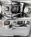 AlphaRex 09-18 Dodge Ram 1500HD PRO-Series Projector Headlights Plank Style Chrome w/Seq Signal/DRL-2