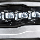 AlphaRex 09-18 Dodge Ram 1500HD NOVA LED Projector Headlights Plank Style Design Gloss Black w/DRL-8