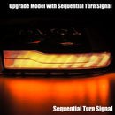 AlphaRex 09-18 Dodge Ram 1500HD PRO-Series Projector Headlights Plank Style Chrome w/Seq Signal/DRL-5