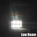 AlphaRex 17-19 Ford F-250 SD NOVA LED Proj Headlights Plank Style Gloss Blk w/Activ Light/Seq Signal-6