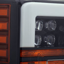 AlphaRex 17-19 Ford F-250 SD NOVA LED Proj Headlights Plank Style Gloss Blk w/Activ Light/Seq Signal-8