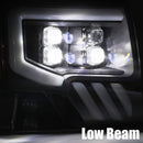 AlphaRex 09-14 Ford F-150 NOVA LED Proj Headlights Plank Style Gloss Black w/Activ Light/Seq Signal-4