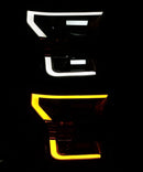 AlphaRex 15-17 Ford F-150 PRO-Series Proj Headlights Plank Style Gloss Blk w/Activ Light/Seq Signal-4