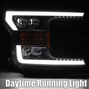 AlphaRex 18-19 Ford F-150 NOVA LED Projector Headlights Plank Style Chrome w/ActivLight/Seq Signal-10