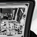 AlphaRex 07-13 Toyota Tundra PRO-Series Projector Headlights Plank Style Chrome w/Activation Light-4