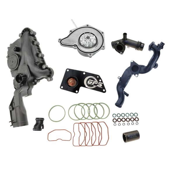 Audi Under Supercharger Kit - 3.0T Gen 2 CREC - GPS Aluminum Thermostat Assembly