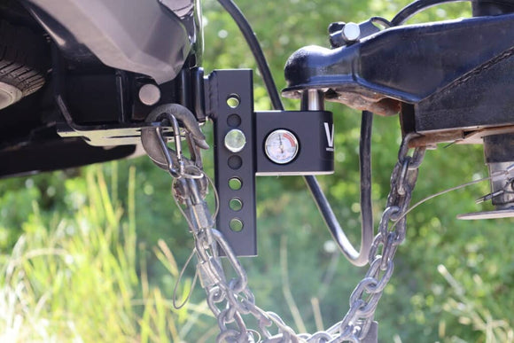 Weigh Safe Aero Hitch 10in Drop Hitch & 2in Shank (10K/12.5K GTWR) w/WS05 - Steel